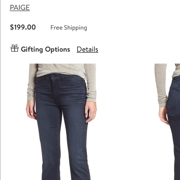 PAIGE MANHATTAN High waisted jeans 26 - Picture 2 of 6